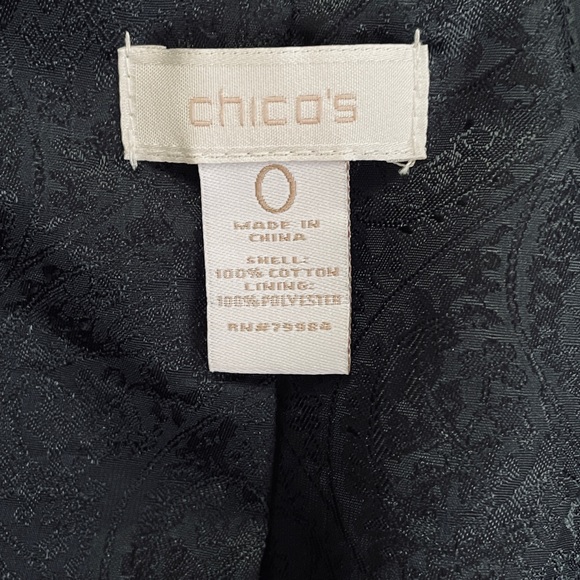 Chico’s black velvet jacket 4 - Picture 14 of 14